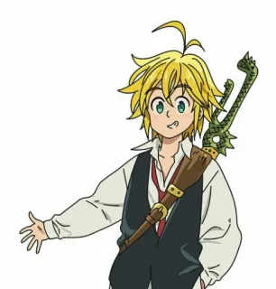😆 647cdcaf Meliodas Seven Deadly Sins 动漫, 梅利奥达斯, 七大罪, 漫画, 卡通 telegram sticker