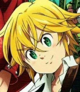😄 82fd5651 Meliodas Seven Deadly Sins 动漫, 漫画, 七大罪, 梅里奥达斯, 角色 telegram sticker