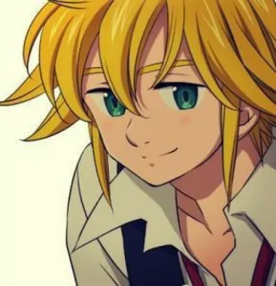 😊 849df191 Meliodas Seven Deadly Sins 动漫, 梅利奥达斯, 七大罪, 卡通, 角色 telegram sticker