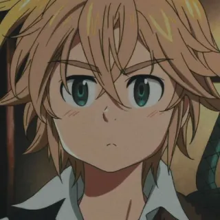 😠 8c9a5955 Meliodas Seven Deadly Sins 动漫, 卡通, 梅利奥达斯, 七大罪, 角色 telegram sticker