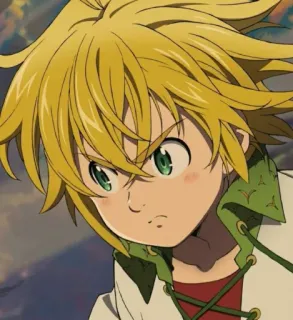 😡 c92ab84c Meliodas Seven Deadly Sins 动漫, 角色, 梅利奥达斯, 七大罪 telegram sticker