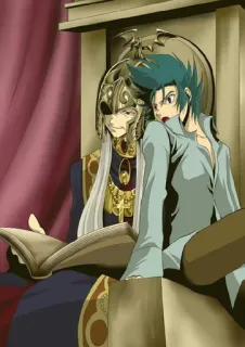 ❤️ 4ed893f6 Anime, Charaktere, Fantasy, Thron, Lesen, Helm telegram sticker