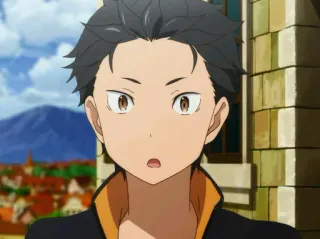 😮 6f542af2 Natsuki Subaru Re:Zero Anime, Manga, Natsuki Subaru, Re Zero, Charakter, Porträt telegram sticker