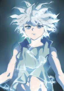 😡 875a9239 Killua Zoldyck Hunter x Hunter Anime, Killua, Elektrizität, Anime Charakter, Weiße Haare telegram sticker