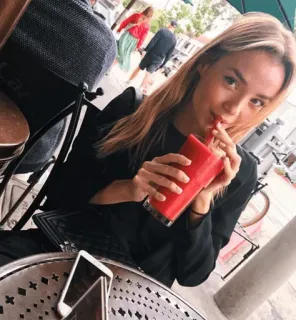 Melissa { @melisacuc } telegram stickers