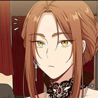 👗 3cfff48c kobieta, portret, postać, kreskówka, ilustracja, rysunek, kobieca telegram sticker