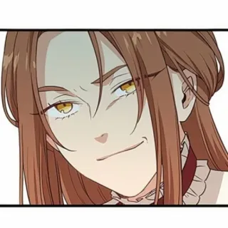 👗 de9d38d3 kobieta, uśmiech złośliwy, ilustracja, kreskówka, anime, dziewczyna telegram sticker