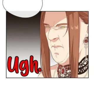 👾 9bcddfd7 Ugh zirytowany, obrzydzenie, ugh, wyraz twarzy, manga, postawa telegram sticker