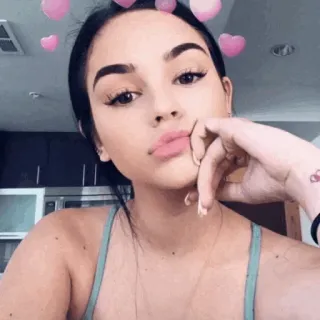 🍭 433cc439 vrouw, meisje, schattig, harten, mooi, vrouwelijk, schoonheid, jong telegram sticker