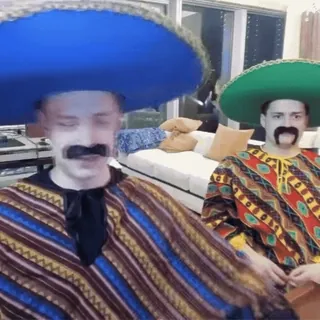 👋 c9a14247 墨西哥帽, 披风, 墨西哥, 服装, 节日, 派对, 文化 telegram sticker