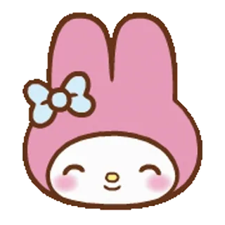 👍 3c536dd5 My Melody My Melody, Sanrio, carino, kawaii, cartone animato, personaggio telegram sticker