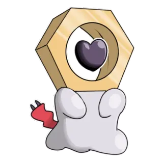 ❤ 1c5b4173 Meltan 宝可梦, 美录坦, 电子游戏, 钢属性, 幻之宝可梦 telegram sticker