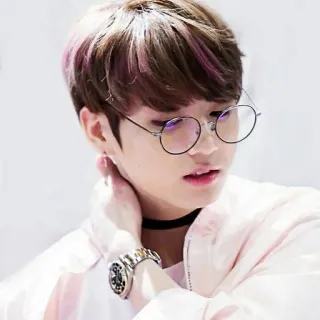 ♥ 16509993 person, mann, brille, porträt, choker, uhr telegram sticker