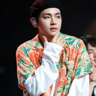 ♥ 9bb414fb V BTS, K-Pop, Sänger, Idol, V, Kim Taehyung telegram sticker