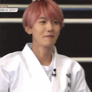 ☁️ 2eaf8d27 영화로만 접했던 도복입기 korea, bela diri, dojo, olahraga, seragam, asia, pria telegram sticker