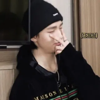 🍫 fabe368e 또르르 koreański, osoba, mężczyzna, męski, portret telegram sticker