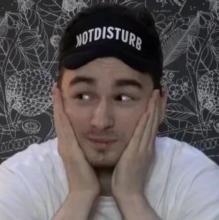 🌟 0d75ac0a NOTDISTURB dormir, antifaz, humor, hombre, retrato, no molestar telegram sticker