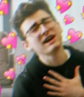 🌟 a1b17088 amor, corazones, persona, emocional, alegre, feliz telegram sticker