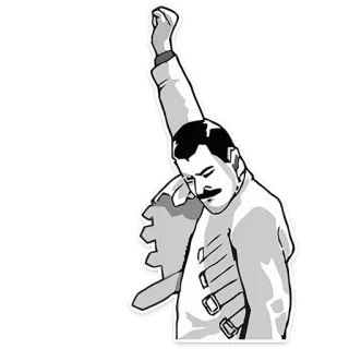 🤘 de47d51c Freddie Mercury Freddie Mercury, Queen, Musica, Cantante, Band, Icona, Performance telegram sticker