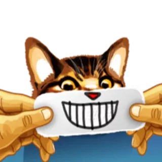 😬 3e66010a mèo, nụ cười, mặt nạ, động vật, vui nhộn telegram sticker