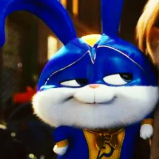 😏 0ddba582 Snowball The Secret Life of Pets 눈덩이, 토끼, 만화, 동물, 애완 동물, 귀여운 telegram sticker