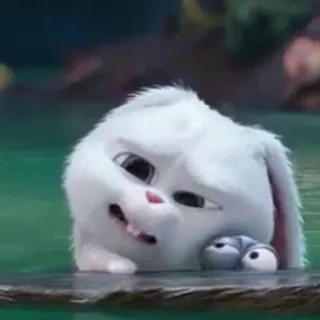 😩 dfe302e5 Snowball The Secret Life of Pets 토끼, 만화, 애니메이션, 애완동물 telegram sticker