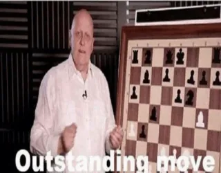 ♟ 0a28c7c2 Outstanding move scacchi, gioco, strategia, gioco da tavolo, intelligenza, eccezionale, mossa whatsapp sticker