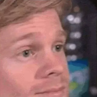 😐 8480b136 faccia, reazione, meme, occhi, uomo, scioccato, confuso whatsapp sticker