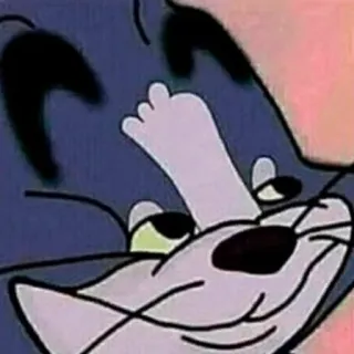 🌚 00263877 Tom Cat Tom and Jerry cartone animato, gatto, meme, divertente, ridere telegram sticker