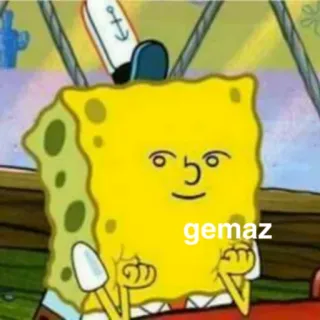 🤡 db327787 Spongebob Squarepants gemaz spongebob, kartun, meme, lucu, squarepants telegram sticker