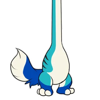 🌴 94fb94e5 dinosaur, cartoon, animal, cute, tail telegram sticker