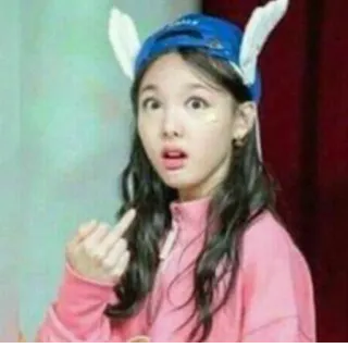 ☝ 3fee1212 ngón giữa, cử chỉ, xúc phạm, phụ nữ, bất ngờ telegram sticker