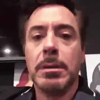 😱 876150a8 Robert Downey Jr. actor, celebridad, cara, expresión whatsapp sticker