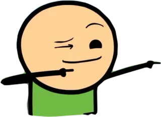 😉 a7681c1f คนติด, อนิเมชั่น, การ์ตูน, แด็บ telegram sticker