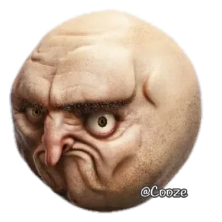 😤 469e53b0 @Cooze Meme, Wajah, Ekspresi, Lucu, Internet, Kemarahan whatsapp sticker