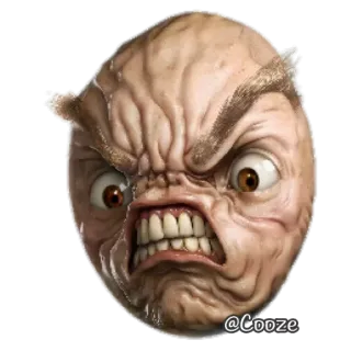 😡 49b74e36 @Cooze marah, wajah, emoji, ekspresi, meme, gila whatsapp sticker