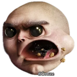 😠 d24570f8 @Cooze kirby, lucu, aneh, terkutuk, meme whatsapp sticker