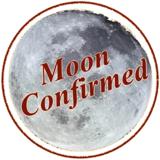 🌚 3d4d9d2b Moon Confirmed bulan, terkonfirmasi, luar angkasa, benda langit, astronomi telegram sticker