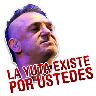 🔫 5f3076f3 LA YUTA EXISTE POR USTEDES telegram sticker