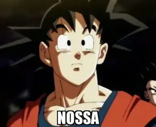 😦 14191695 Goku Dragon Ball NOSSA Goku, Dragon Ball, Anime, Kartun, Animasi Jepang, Terkejut, Ekspresi whatsapp sticker