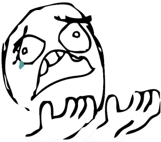 😩 0a2c48eb Meme, Menangis, Rageface, Internet, Ekspresi telegram sticker