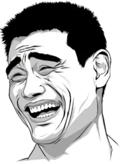 😂 1a6cdb40 Meme, Tertawa, Wajah, Ekspresi telegram sticker