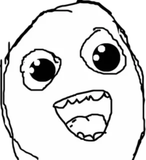 🙂 5cc871d9 Meme, Internet, Ekspresi, Lucu, Wajah telegram sticker