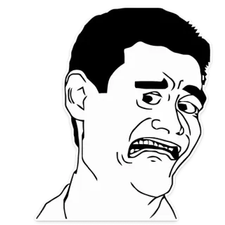 🤢 da97944b Meme, Faccia, Disgusto, Divertente, Espressione telegram sticker