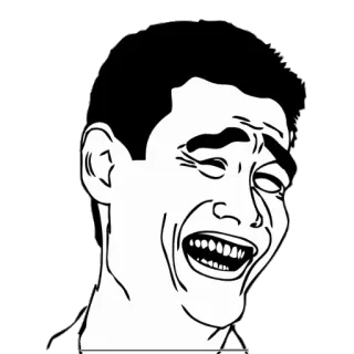 😊 b57bb83a Meme, Ridendo, Faccia, Espressione, Internet telegram sticker