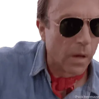 🤯 ef0df984 Dennis Nedry Jurassic Park จูราสสิค พาร์ค, เดนนิส เน็ดรี, ตัวละคร, ภาพยนตร์, ยุค 80 telegram sticker