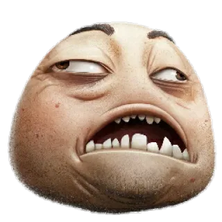 😟 d712124b Mème, Expression, Drôle, Visage telegram sticker