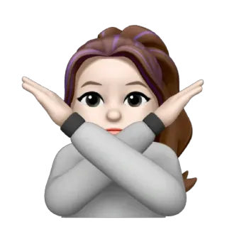 🙅‍♀️ 22f7f739 no, stop, rifiutare, vietato telegram sticker