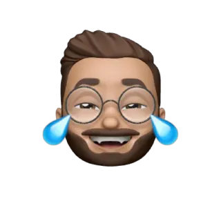 😂 350d0b85 Emoji, Ridere, Piangere, Lacrime, Faccia telegram sticker