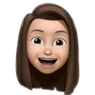 😄 487f4496 Эмодзи, Женщина, Аватар, Счастливый telegram sticker